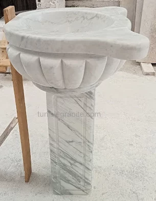 Vasque Hamame Coquillage Sur Pied