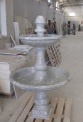 fontaine blanc de carrara